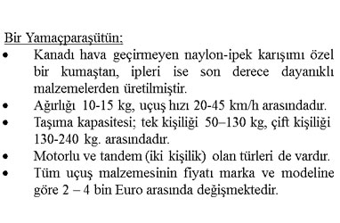 Teknik özellikler